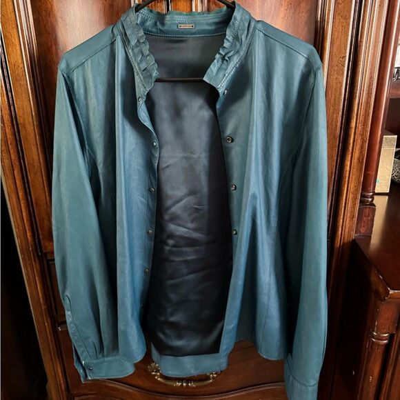 Elie Tahary Lamb Leather Jacket. - Picture 2 of 6